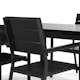Matgrupp Comfort Garden Tunis Matgrupp Utomhus 150x90 med 4 Stapelstolar