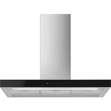 Vägghängd Köksfläkt Smeg KBT9L4VN Rostfri Design med LED och Touchkontroll