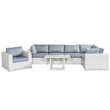 Loungegrupp Comfort Garden Bahamas 5-sits Hörn med Fåtölj och Soffbord 100x60 Utomhus