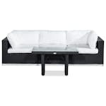 Loungegrupp Comfort Garden Bahamas 3-sits med Soffbord 100x60 Utomhus