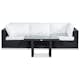 Loungegrupp Comfort Garden Bahamas 3-sits med Soffbord 100x60 Utomhus