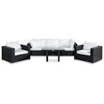 Loungegrupp Comfort Garden Bahamas 3-sits med 2 Fåtöljer och Soffbord 100x60 Utomhus