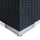 Loungegrupp Comfort Garden Bahamas 4-sits Rak med Utebord 100x60 Utomhus