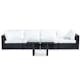 Loungegrupp Comfort Garden Bahamas 4-sits Rak med Utebord 100x60 Utomhus