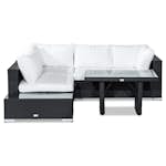 Loungegrupp Comfort Garden Bahamas 4-sits Hörn med Avslut Utomhus