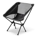 Campingstol Briv Svart Hopfällbar Med Väska