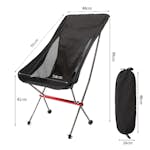 Campingstol Briv Hög Hopfällbar