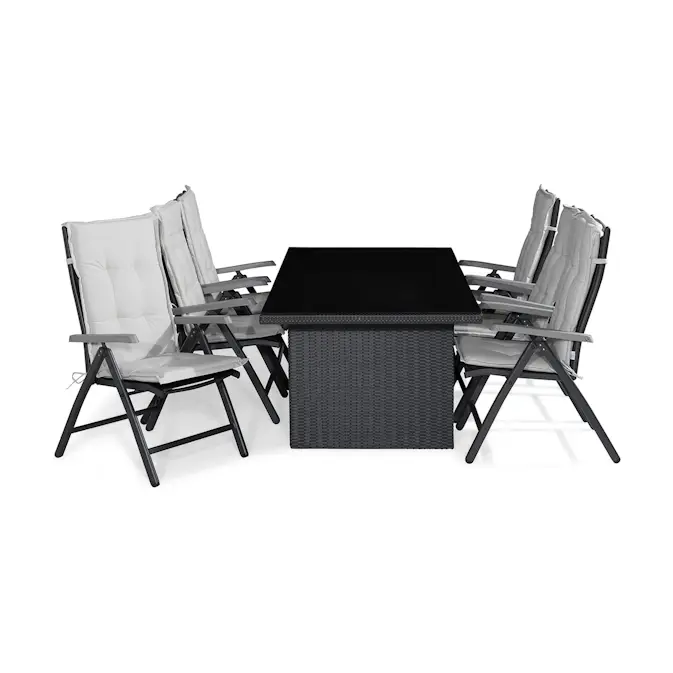 Trädgårdsgrupp Comfort Garden Majestic Matgrupp Utomhus 210x100+6 Monaco Positionsstol m Dyna