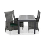 Matgrupp Comfort Garden Monaco Matgrupp Utomhus 152-210x90 med 4 Jenny Fåtölj Ställbar m Dyna