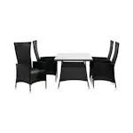 Matgrupp Comfort Garden Thor Matgrupp Utomhus 140x90 med 4 Jenny Fåtölj Ställbar m Dyna