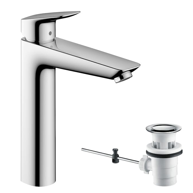 Tvättställsblandare Hansgrohe Logis 190 Hög