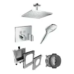 Takdusch Hansgrohe Raindance E Select för Inbyggnad