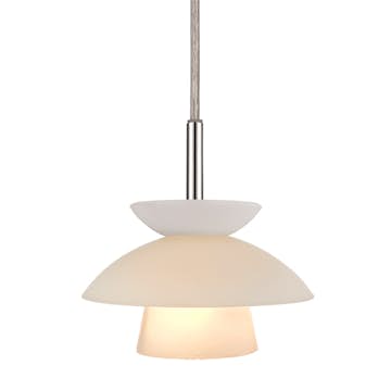 Taklampa Halo Design Dallas Mini Ø12,5 cm Opalglas