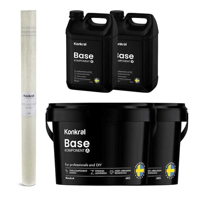 Komplett Förberedelsepaket Konkral För Microcement på Kakel & Klinker