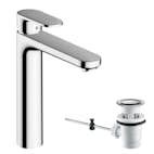 Tvättställsblandare Hansgrohe Vernis Blend 190 med Lyftventil