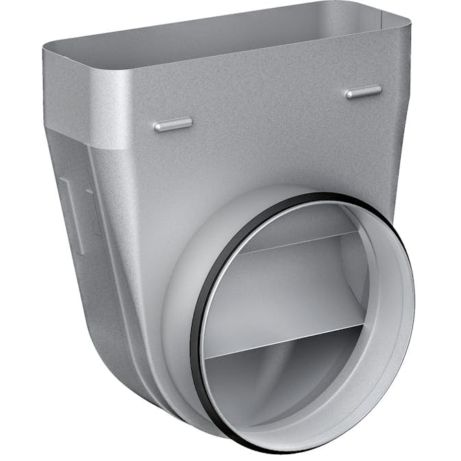 Adapter Flatkanal Bosch DZZ1WW1X1 Till Fläkt