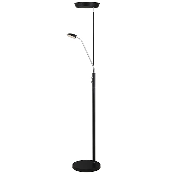 Golvlampa Halo Design Vegas Combi LED Svart