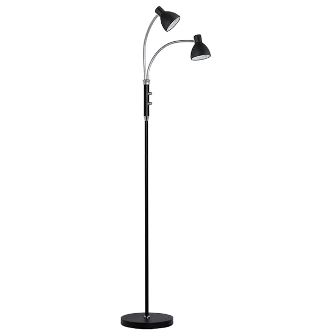 Golvlampa Halo Design Hudson LED 2L Gu10 Svart