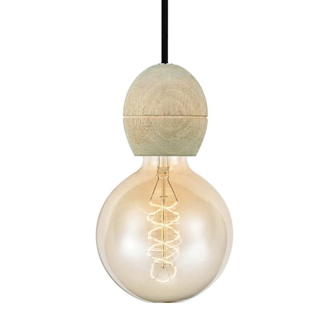Taklampa Halo Design Wood Light Upphäng E27