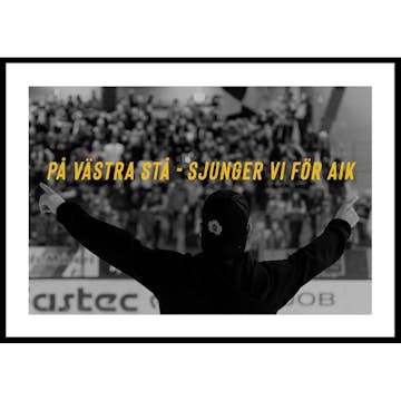 Poster Gallerix På Västra Stå Skellefteå AIK