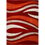 Wiltonmatta D-sign Gela Mörkröd/Mörkorange