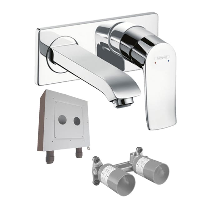 Tvättställsblandare Hansgrohe Metris Inbyggnadspaket