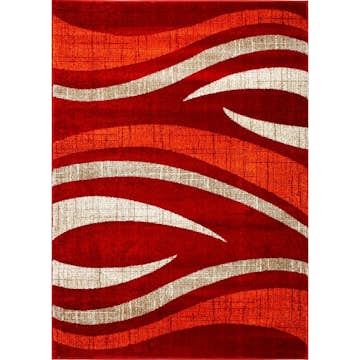 Wiltonmatta D-sign Gela Mörkröd/Mörkorange