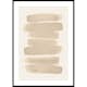 Poster Gallerix Beige Brushwork