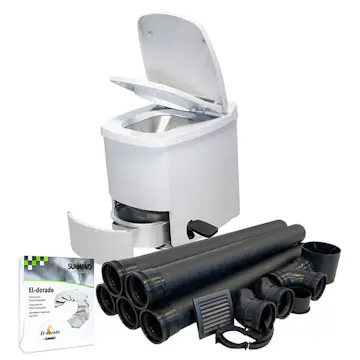 Förbränningstoalett Sunwind El-dorado Plus inkl Ventilationspaket