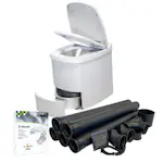 Förbränningstoalett Sunwind El-dorado PRO inkl Ventilationspaket