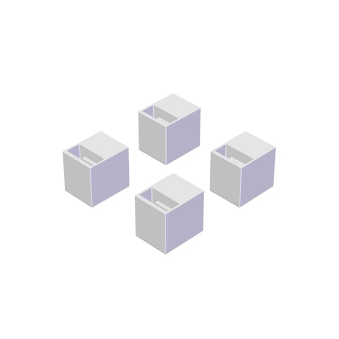 Stativfot Lundbergs Wide 4-Pack