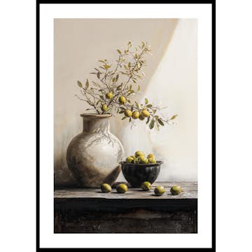 Poster Gallerix Olive Branch Still Life