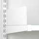 Bokstöd Lundbergs Wide Vit 300x100 mm