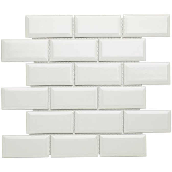 Kakel Konradssons Metro White Vit Blank 5x10 cm