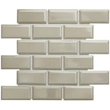 Kakel Konradssons Metro Lightgrey Ljusgrå Blank 5x10 cm