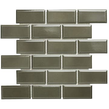 Kakel Konradssons Metro Darkgrey Mörkgrå Blank 5x10 cm