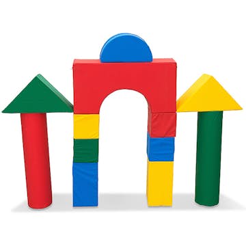 Byggklossar ABA Skol Borgen 12 st