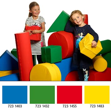 Byggkloss ABA Skol Mjuk 40x20x20 cm