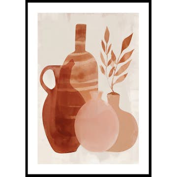 Poster Gallerix Clay Rustic Vases