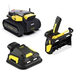 Robot Yarbo Core med Gräsklipparmodul och Snöslungemodul