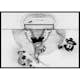 Poster Gallerix Henrik Lundqvist OS Sotji 2014 B&W No2