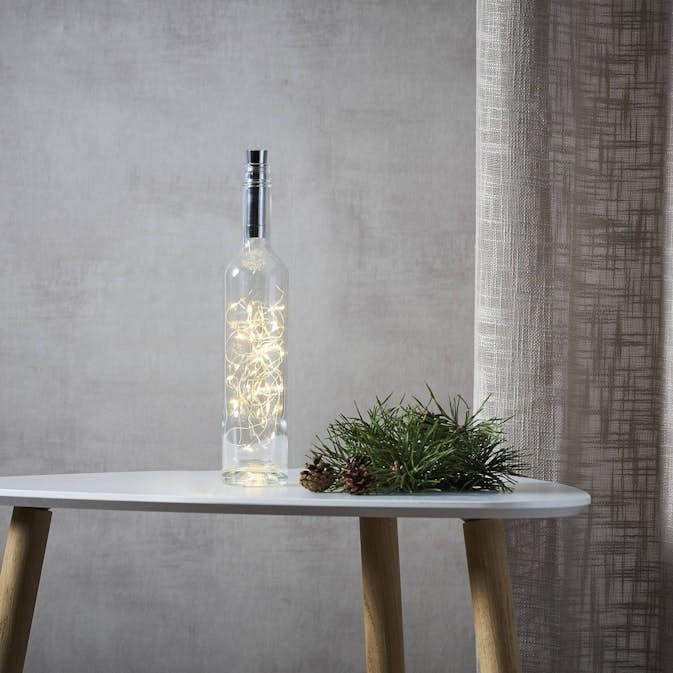 Ljusslinga Star Trading Dew Drop Tube LED 40 Ljus Batteridriven