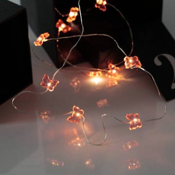 Ljusslinga Star Trading Butterfly Batteridriven LED-slinga