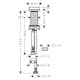 Diskmaskinsavstängning Hansgrohe M54 F21