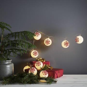 Ljusslinga Star Trading Ornament Batteridriven LED-slinga