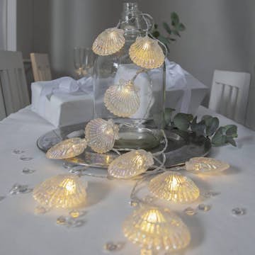 Ljusslinga Star Trading Nacy Snäcka Batteridriven LED-slinga