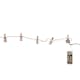 Ljusslinga Star Trading Clippy Advent LED Batteridriven