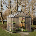 Växthus Canopia by Palram Glory Aluminiumram med UV-Skyddad Polykarbonat & Automatisk Ventilationsöppnare, 6,2 m²