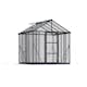 Växthus Canopia by Palram Glory Aluminiumram med UV-Skyddad Polykarbonat & Automatisk Ventilationsöppnare, 6,2 m²