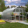 Växthus Canopia by Palram Bella Aluminiumram med UV-Skyddad Polykarbonat & Ventilationsfönster, 11,8 m²
